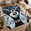New Zealand Paua (1) Personalized Name Office Carpet Stylish Decor for Living Room Bedroom Kitchen