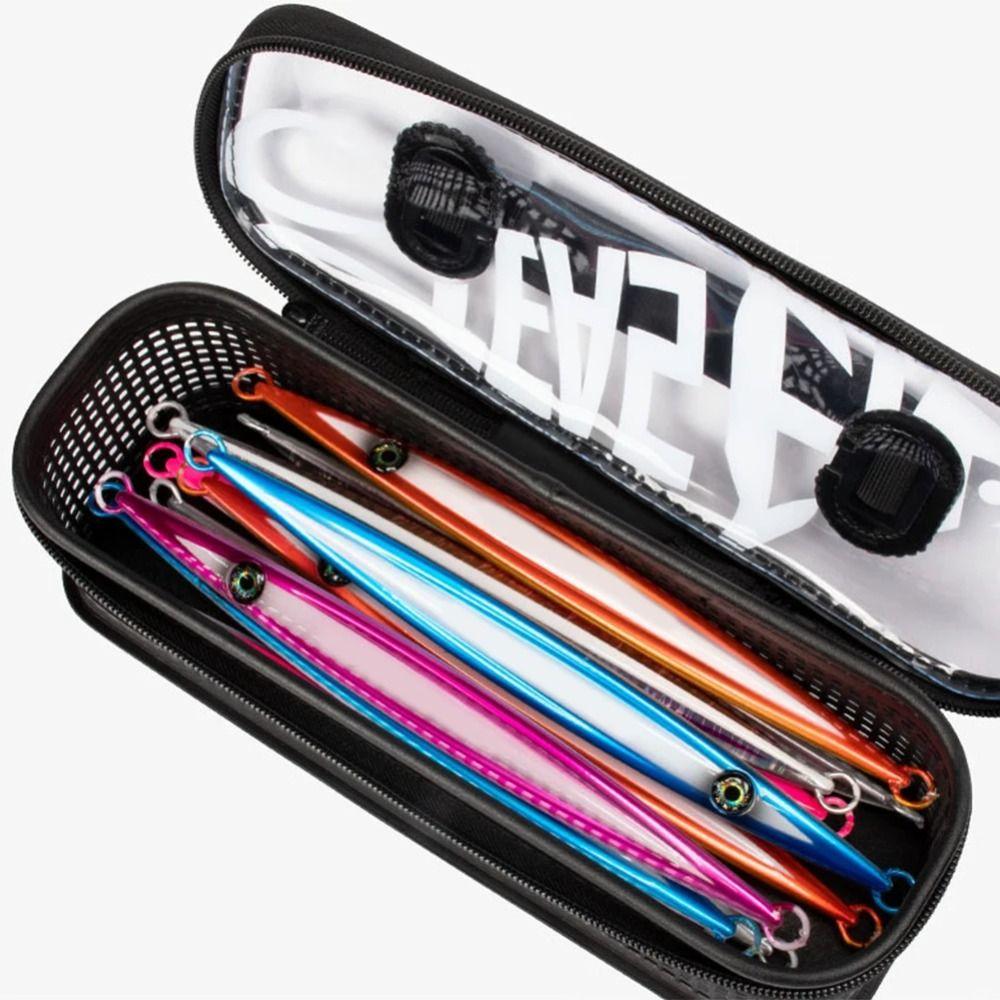 Jig Mesh Bag Lure Bait Storage Bag Large Capacity Fishing Jig Bag Metal Jig Bag Bait Storage