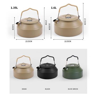 Portable Camping Water Kettle Food Grade Portable Multi-functional Outdoor Coffee Pot Aluminum