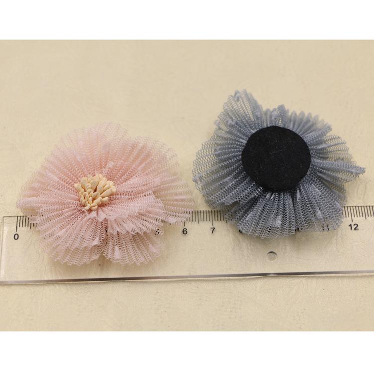 Korean Handmade Yarn Flower Hair Accessories for Children