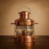 Solid Copper Brass Anchor Table Lamp Maritime Ship Lantern Boat Light 35.56 Cm