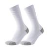 5 Pairs Men's Cotton Crew Sock Moisture Wicking Athletic Performance Socks Soft Breathable Running Socks for Daily Wear Exercise