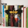 Fantasy Bookshelf Decor Double Dragon Bookends, Vintage Flying Decor, Stable Gothic Accessories Sculpture Book Stopper for Shelves, Gifts Lovers Home