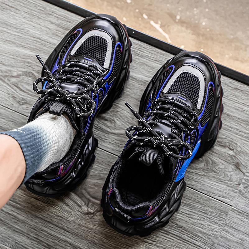 Men's Shoes Fashion Trend Thick Bottom Shoes Outdoor Anti-slip Comfortable Breathable Sneakers Casual Soft Running Shoes