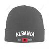 Knitted Hat Unisex Albania EST Independence Day For Unisex Women Boys Winter Autumn Beanie Cap Warm Bonnet