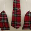 Sexy étudiant noël trois points rouge Plaid sous-vêtements Sexy G-String