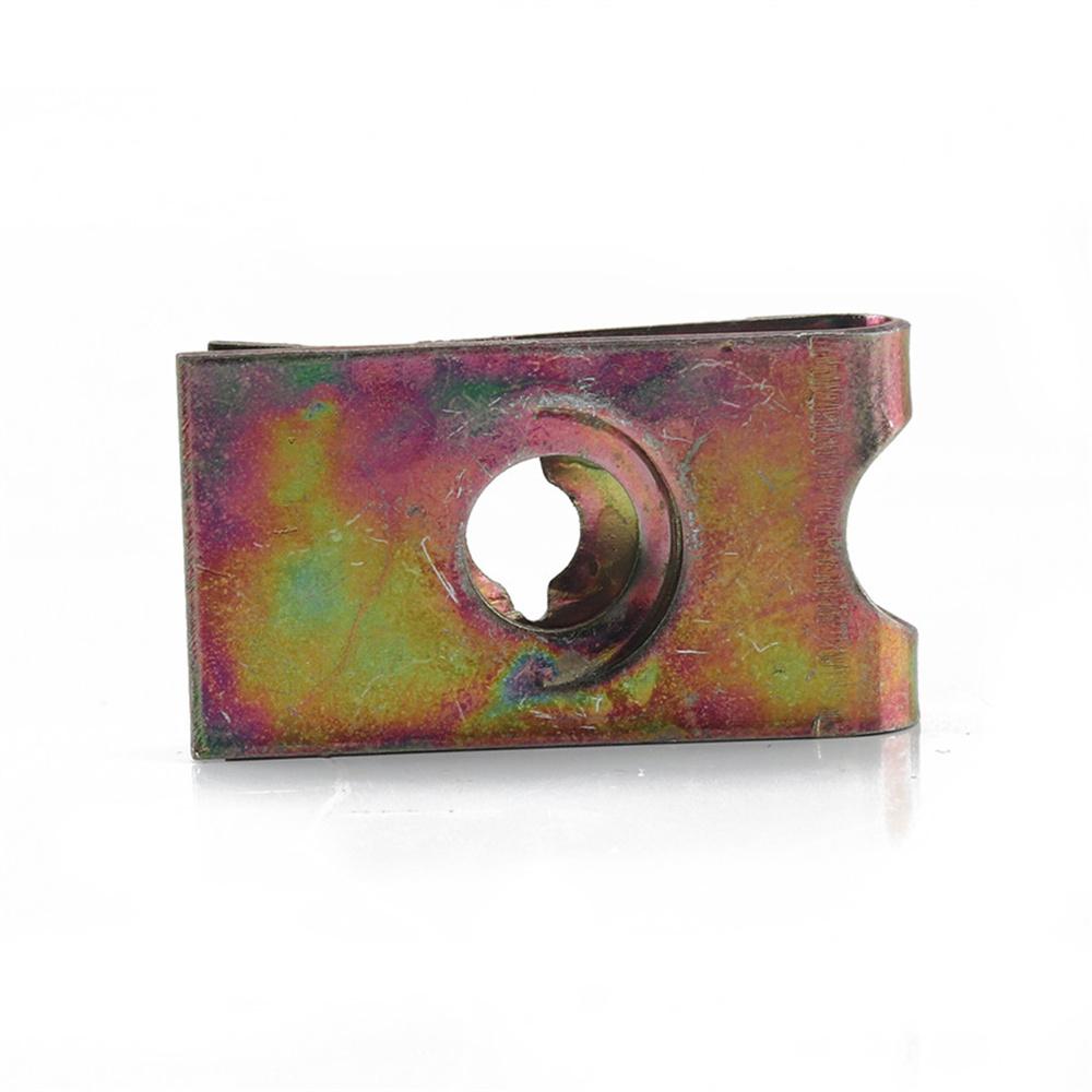 75X Motorcycle Car Universal Speed Fastener Screw U-Clips Spire Captive Nut Clip