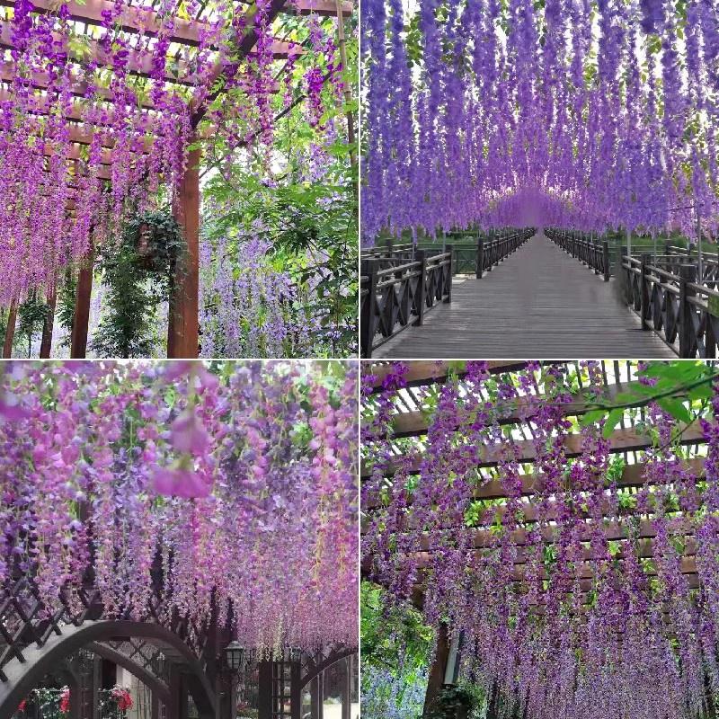 Artificial Plant Accessorie Eternal Violet Flower Wedding Guests Gifts Living Room Decoration Outdoor Hanging Fake Plants