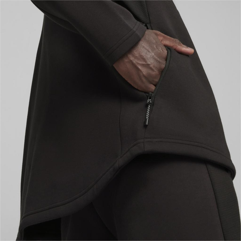 Puma Evostripe Solid Color Casual Hooded Long Sleeve Jacket Men Jacket Black 681184-01