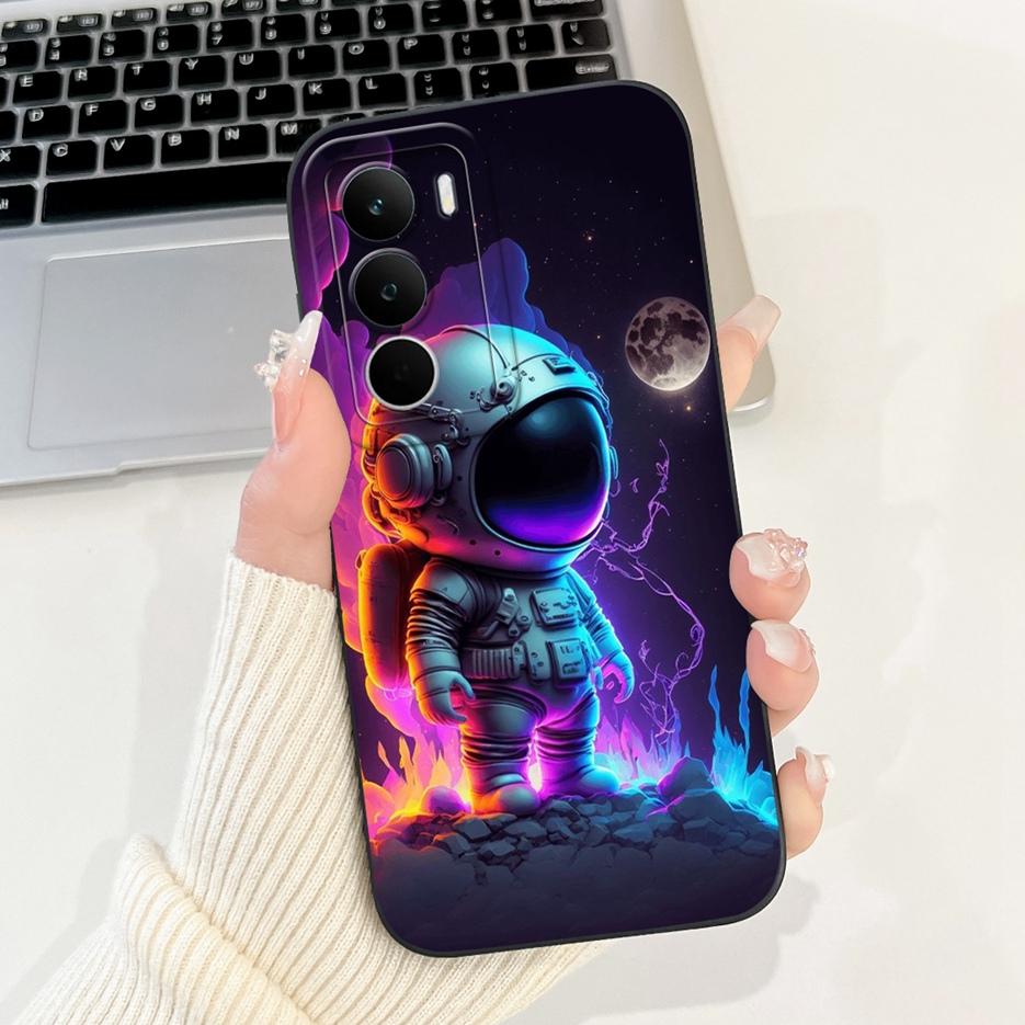 For Realme C75 Case RMX3941 Cute Cat Dinosaur Cartoon Cover Soft TPU Phone Case For Realme C71 C 75 RealmeC75 X C75X Fundas Bags