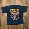 Herren Sommer Vintage Led Zeppelin T-Shirt Unisex Baumwolle und Atmungsaktives Tee Herren Rundhals Streetwear Oversized Kurzarm