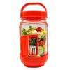 Barattolo per Insalata con Strati Verticali, Vasetti per Condimenti con Coperchio di Sicurezza Ermetico, Mantiene le Insalate Fresche e Croccanti, Contenitore per Meal Prep