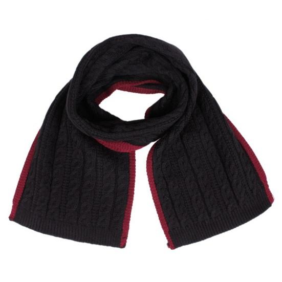 3-teiliges/Set Kinder Mütze Schal Handschuhe Set Einfarbig Zopfmuster Plüschkugel Dekor Mütze Langer Schal Handschuhe Set Elastische Winteraccessoires