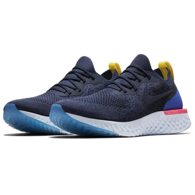 Nike Epic React Flyknit Κολεγιακό Ναυτικό Γυναικεία Αθλητικά Παπούτσια AQ0070-400