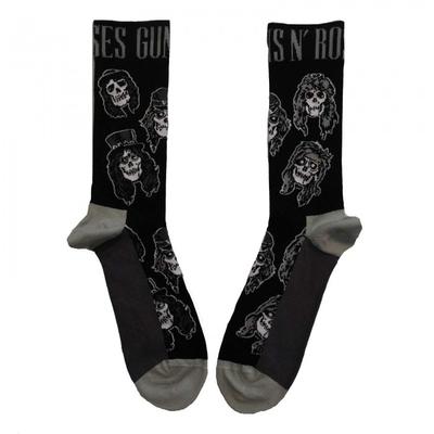 Guns N Roses Meias de caveira adultas unissex
