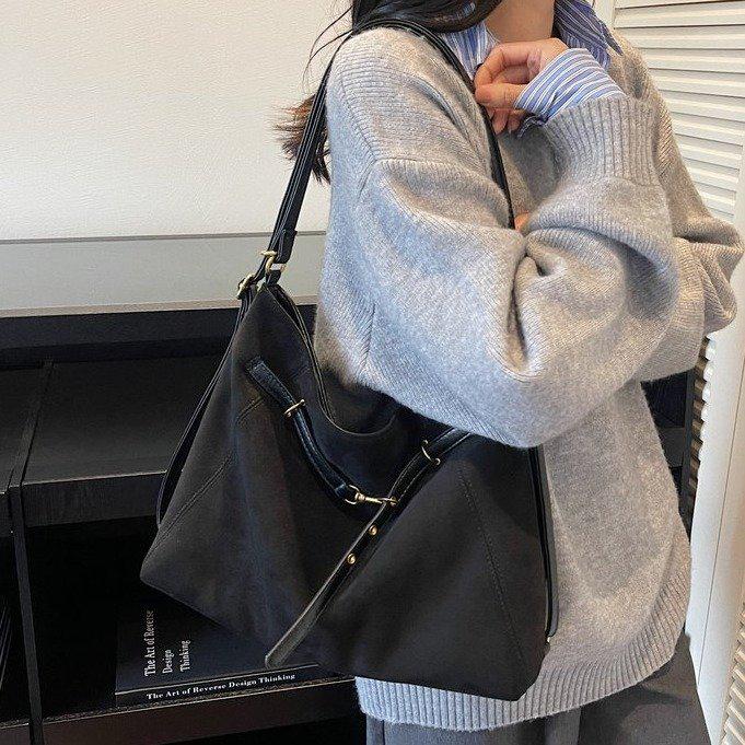 Suede Retro Multi-Functional Chic Crossbody Shoulder Bag and Backpack