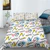Abstract Geometric Pattern Digital Printing Quilt Cover Pillowcase Two Three Piece Set Polyester