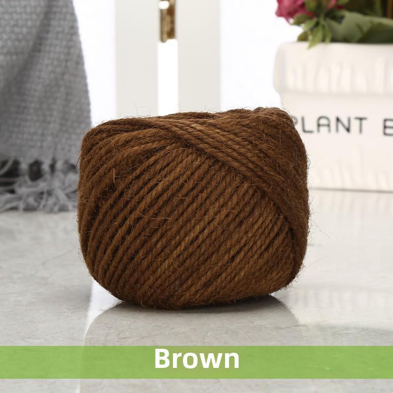 Vintage Style Colored Hemp Rope for DIY and Photo Clips (1.5-2mm, 25m/50m/100m)