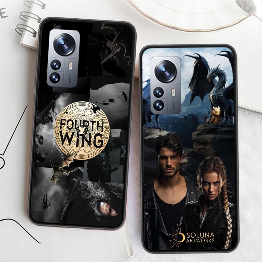 F-Fourth W-Wing Dragon Phone Case For Xiaomi Poco F7 Mi 14 Ultra 15 13 12 Pro 11T 10T 12T Pro 12X 11i 11 10 Lite 5G 9 8 Cover Ca