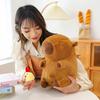30cm Capybara Plüschtier Simulation Capibara Anime Flauschiges Spielzeug Kawaii Plüschtier Niedliche Puppe Stofftiere Weiche Puppe Plüsch Geschenk Kinder Spielzeug