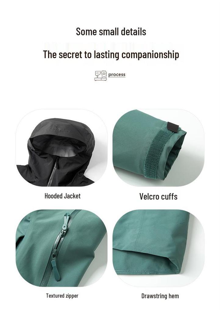 2025 Birdhouse SV7 Waterproof & Windproof Outdoor Jacket for Spring & Autumn Hiking
