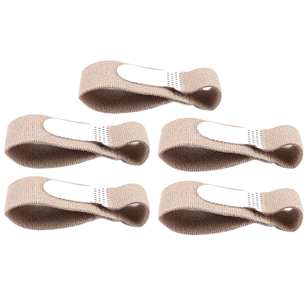 Фиксирующие ремешки для пальцев ног с наложением Выпрямитель пальцев ног Корректор молоткообразных пальцев Шины Бандаж Разделитель пальцев ног Снятие боли в суставах M