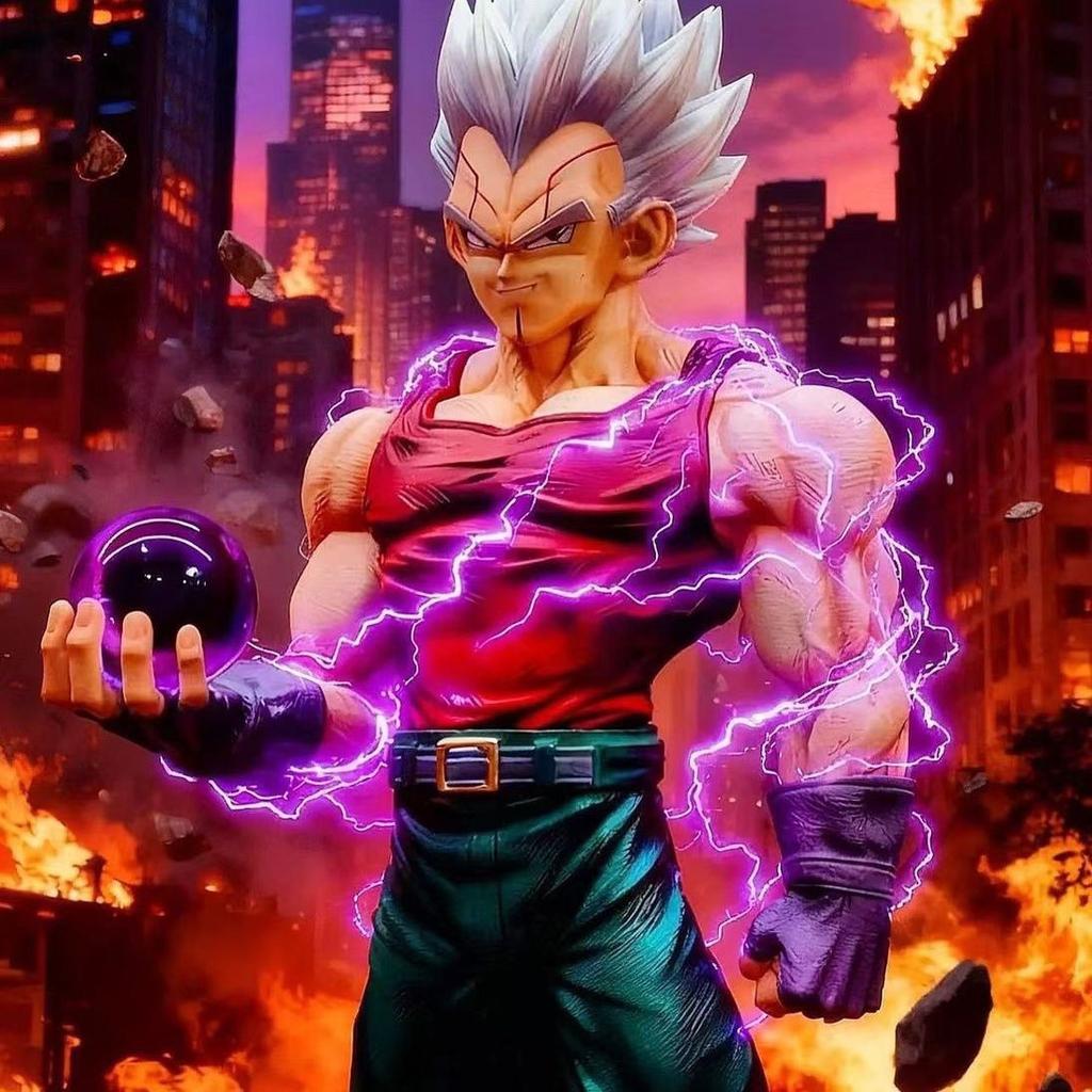 12.59Inch/32cm Studio Baby Wukong Super Saiyan SSj3 Vegeta Dragon BallZ Can Battle Figure Toys Gifts JG GT PVC shell be move Round Sensory Durable