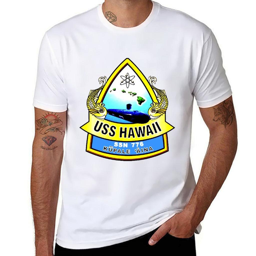 Ssn776 Uss Hawaii Crest Tshirt Summer Festival Tshirt