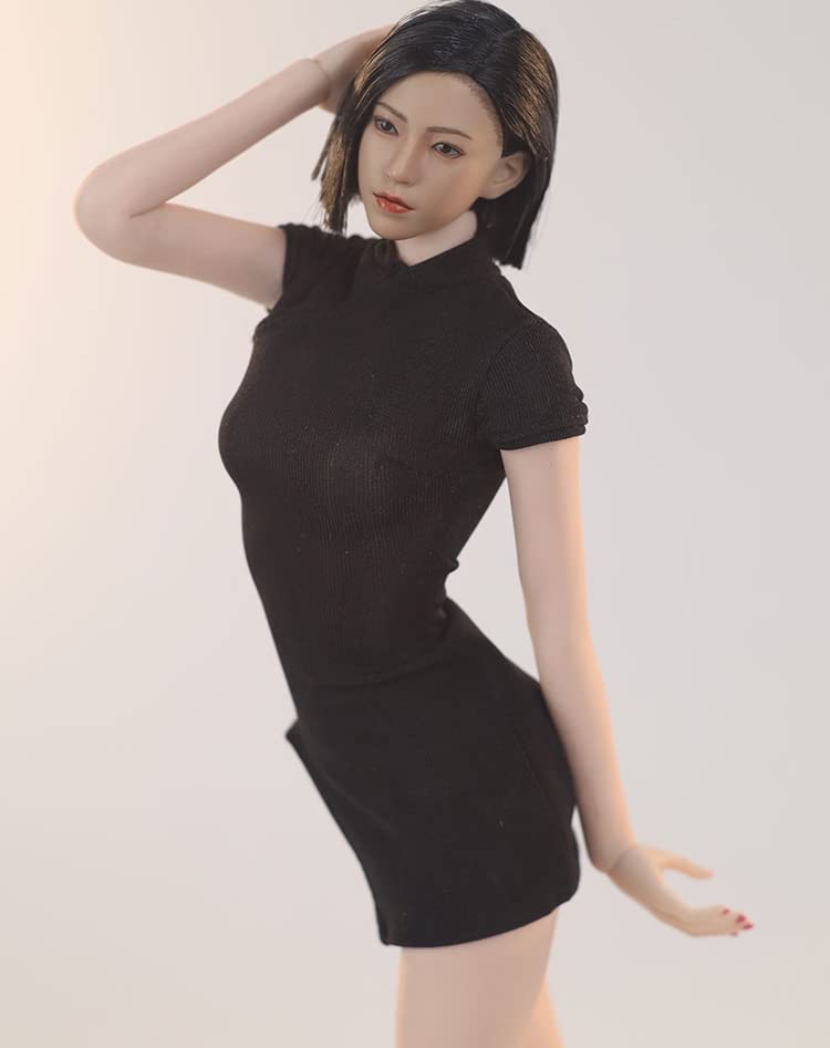 

HIPLAY 1/6 женская фигурка куклы для фигуры куклы ONE PIECE Cheongdress Одежда Костюм TBLEAGUE Body Dress13 (черный)
