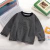 Kids Pure Cotton Long Sleeve T-Shirt, Fake Two-Piece Base Shirt, Korean Casual Versatile Top For Toddler Boys Girls, Spring Autumn
