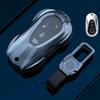 Car Key Case Cover For Mercedes Benz C E A B S Class Gle Gla Glb, Soft Tpu Key Fob Protector With Luxury Zinc Alloy Frame