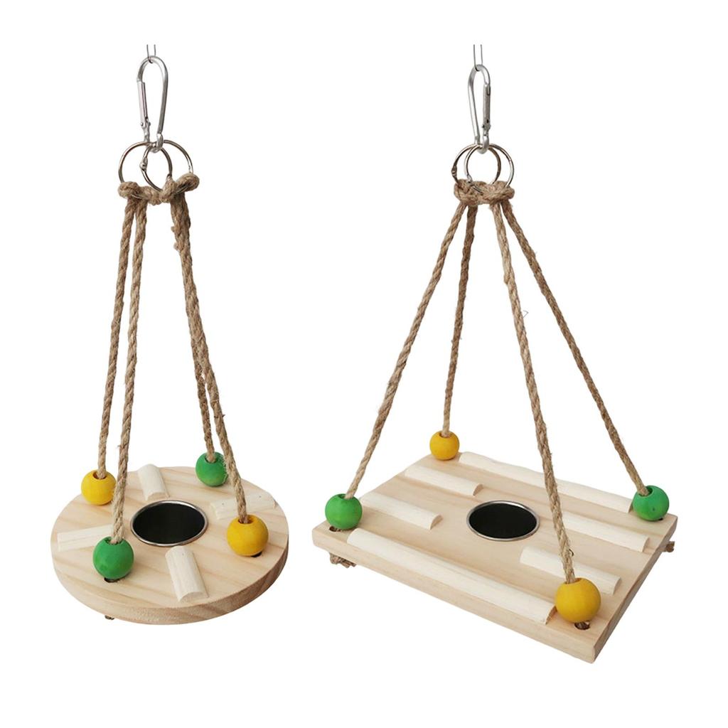 Bird Chewing Swing Toy Exercise Pet Supplies Claws Wooden Standing Toys, Parrot Toys for
