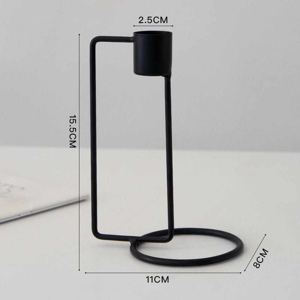 Irregular Shape Tabletop Candle Holders Metal Candle Stand New Candlelight Dinner Props Bedroom