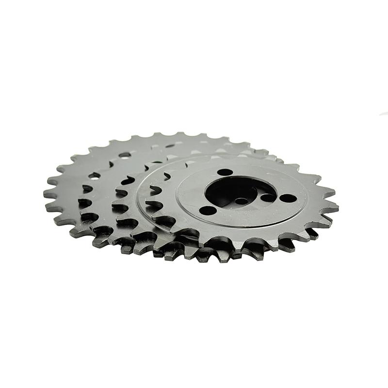 Bicycle #410 Chain 16T 18T 22T 25T 28T Fixed Sprocket Gear Fit For Electric Scooter Bike Brake Disc Mount Big Chain Wheel