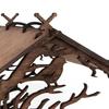 Attractive Bird Feeder Exquisite Wood Hanging Easy Assemble Birdhouse Feeder for Home