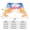 Nana Anime Blankets Soft Warm Flannel Throw Blanket Bedding for Bed Living room Picnic Travel Home Couch