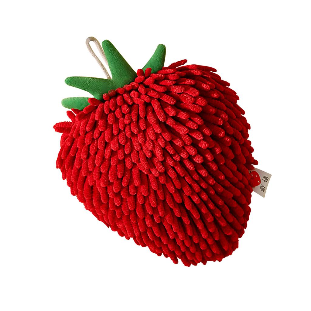 Chenilles Banana/Strawberry Towel for Kitchen and Bath Quick Drying Washcloth Soft Absorbent Towel Bathroom Accessories