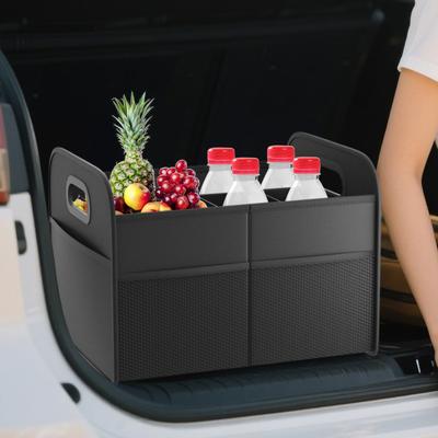 Car Trunk Organizer Folding Car Trunk Organizer for Sedan 30L Handled Waterproof Box Accessories Holder for Diaper Fruits