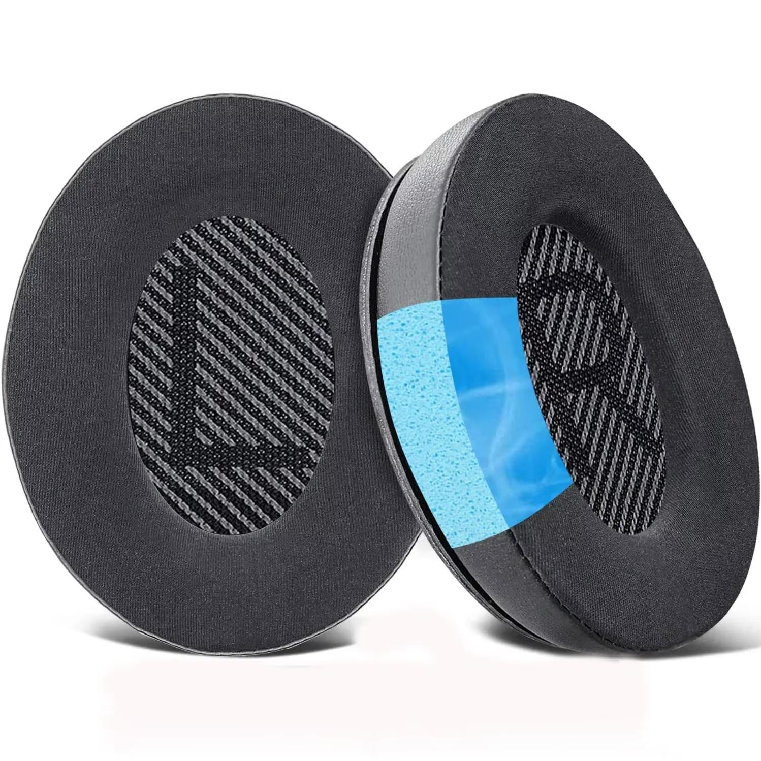 

Replacement Cooling Gel Ear Pads Suitable For Bose QC45 QC35 ii Gaming QC15 QC25 AE2 AE2i AE2w SoundLink AE QCSE Headphones чорний