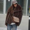 2024 Autumn/Winter Women's Loose Warm Faux Fur Coat