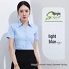 Women's New Style Non-Iron White V-Neck Professional Shirt – White-Collar Business Fashion Formal Wear