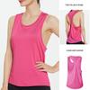 Women's Plus Size Yoga Tank Top - Beautiful Back, Sleeveless Sports Fitness Outerwear