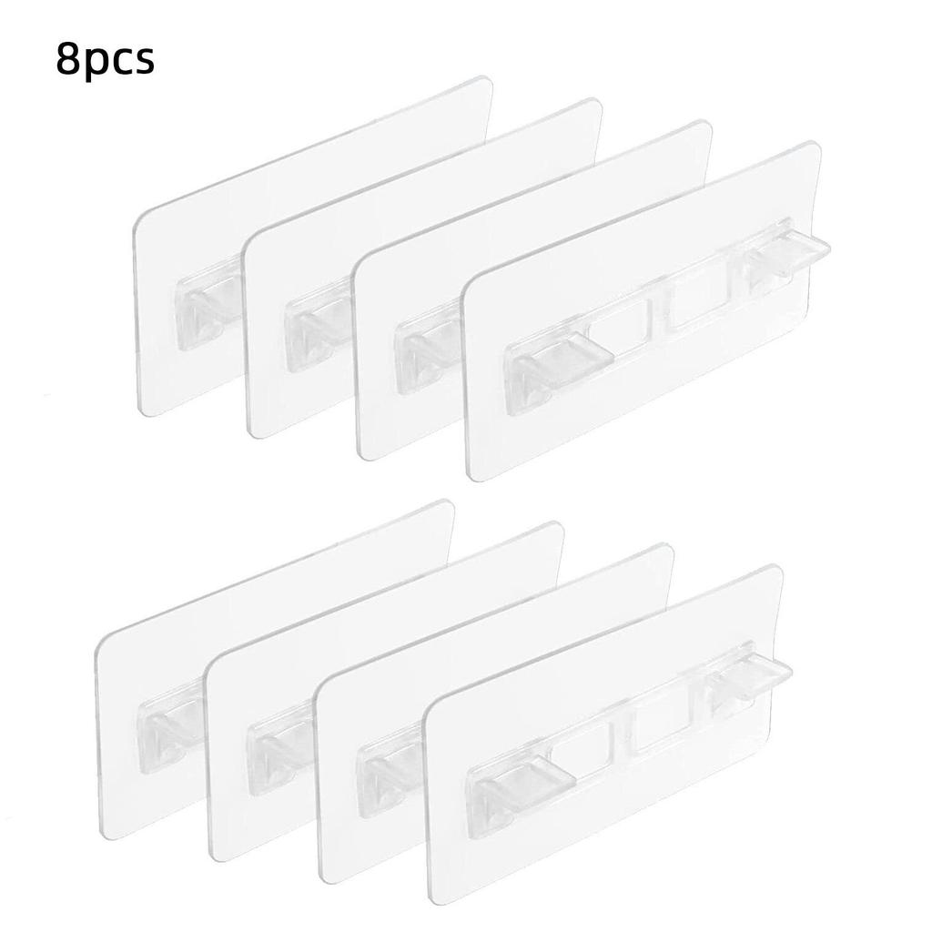 מדפים דביקים עצמיים מחזיקי מחיצה ניקוב חינם תמיכת מדף תושבות ארון יתדות תומך ארון מדבקת קולב קיר