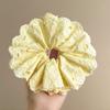 Flower Shape Elastic Hair Bands Hair Tie Exaggerated Hair Rope  Ladies
