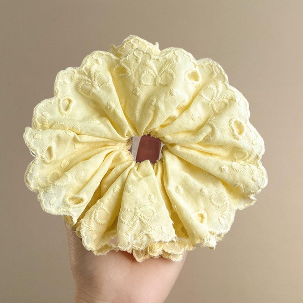 Flower Shape Elastic Hair Bands Hair Tie Exaggerated Hair Rope  Ladies
