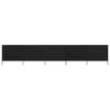 VidaXL Room Divider 5 Panels Fabric 600 X 80 Cm Black