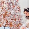 Weihnachts-Hängebonbon-Ornamente Kunststoff Bunte Zeichnungen Feiertagsanhänger Zuckerstangen-Ornamente Dekorative Kugeln Wohnungsdekorationen