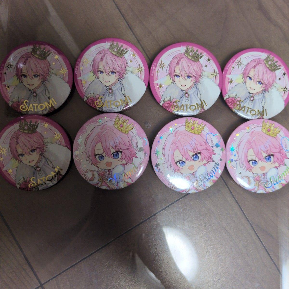 Used Satomi-kun 10th anniversary can badge