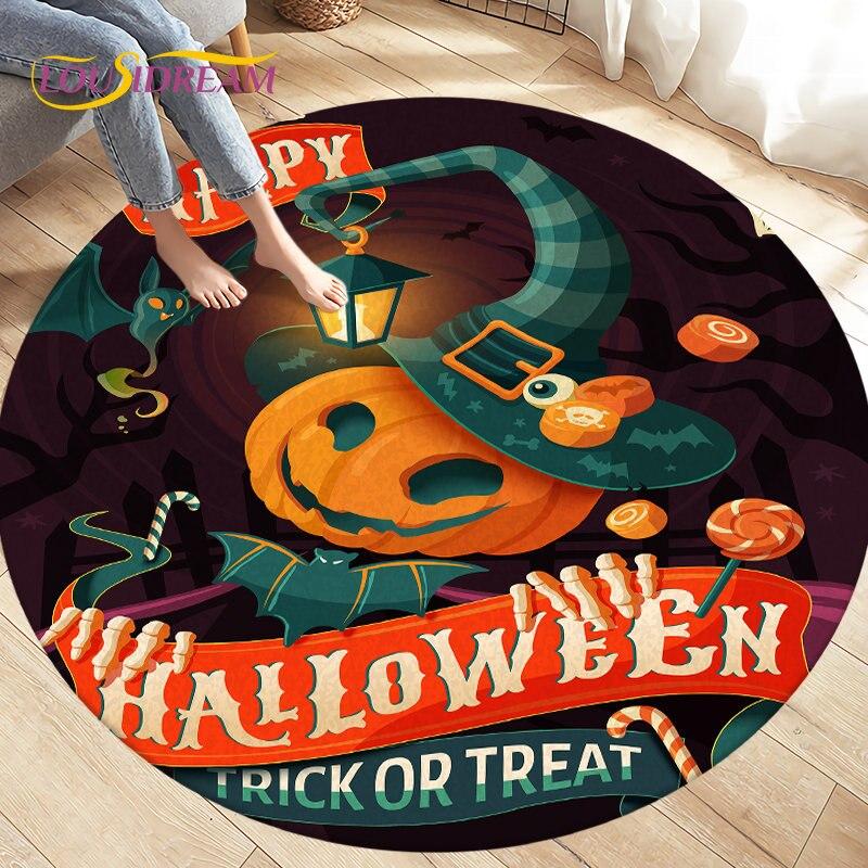 Cartoon Gamer Game Controler Area Koberec,Koberec s kulatým kobercem do obývacího pokoje Ložnice Dekorace,Děti si hrají plazící se protiskluzová podložka na podlahu