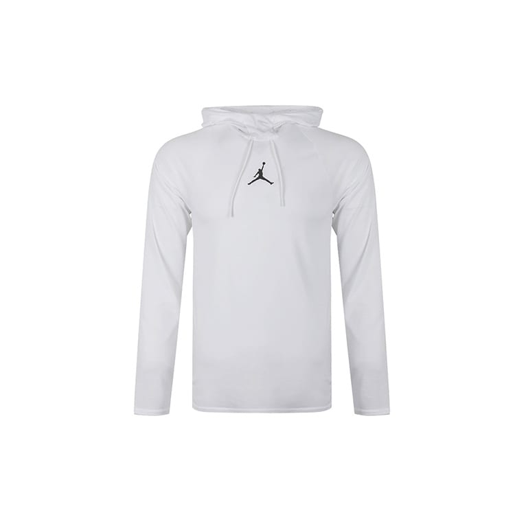 Jordan Sweatshirts Men's White Hooded Moderate Regular CD5188-100